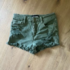 Green Fashion Nova Shorts